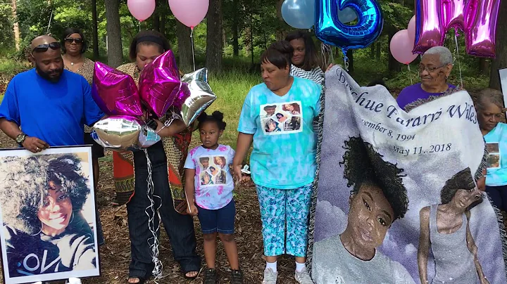 Joann Littlejohn prays for her great niece Brechue...