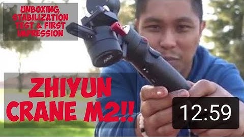 Zhiyun Crane M2 Gimbal | Unboxing, Stabilization Test, & First Impression (enter_the_nerd)