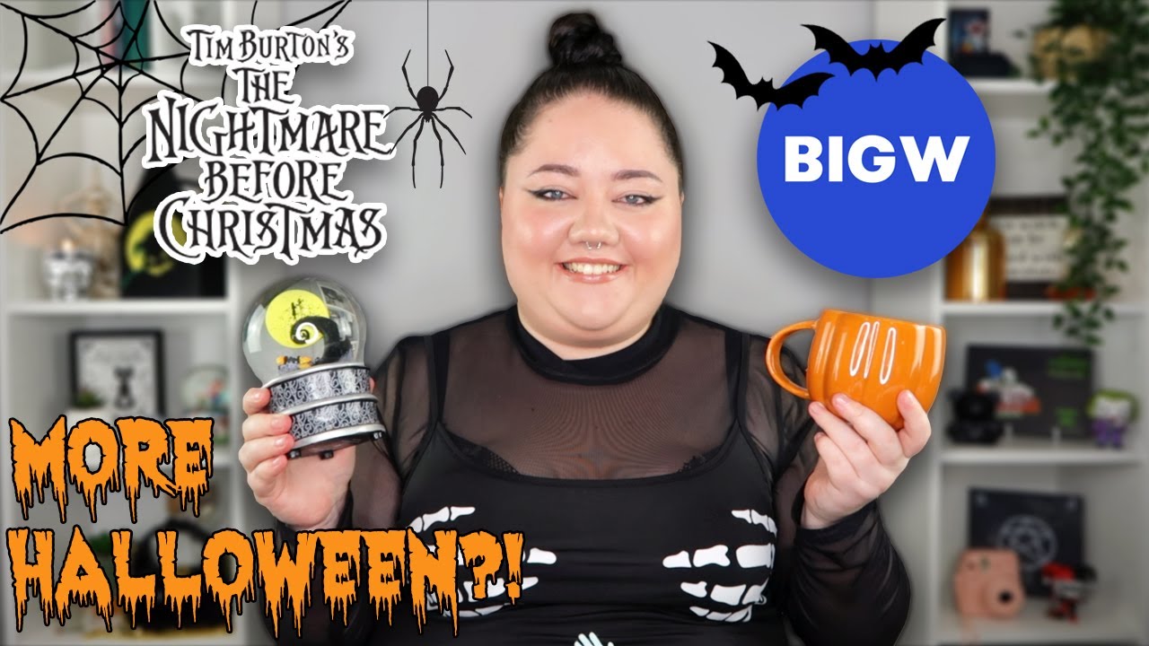 Huge BIG W Halloween Homeware Haul 2022 - YouTube