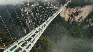 The World's Highest And Longest Glass Bridge - Amazing Places