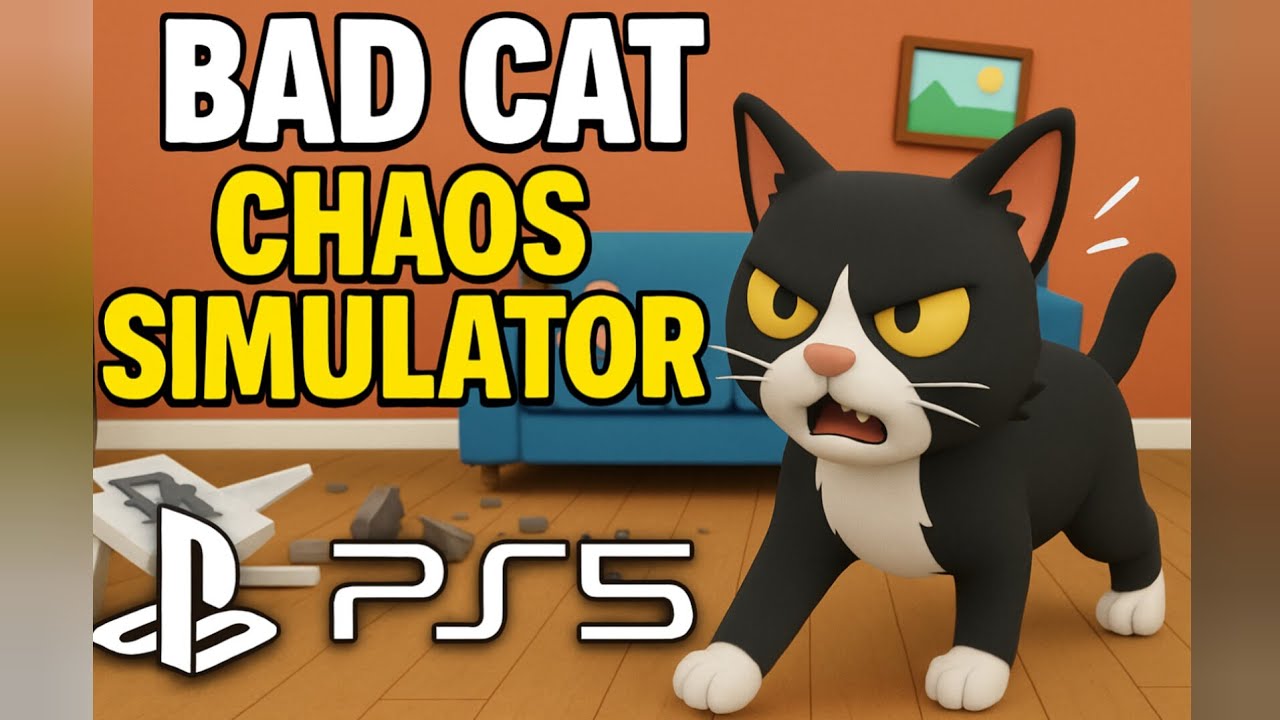 The Most Chaotic Cat Ever! 🐱 | Bad Cat Chaos Simulator PS5