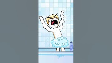 When You Get Shampoo in Your Eyes (Original Animation Meme) #shorts