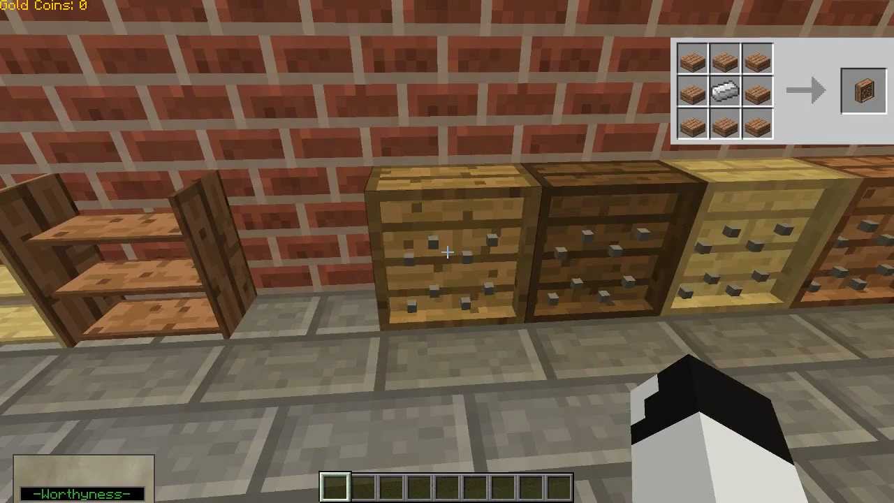 Minecraft Mod Spotlight Bibliocraft Mod Bookshelves Tool Racks