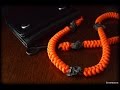 A twostrand wall knot sinnet paracord lanyard