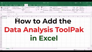How to Add the Data Analysis ToolPak in Excel | Installing Analysis Tool for Statistical Analysis screenshot 3