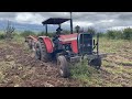O trator MF290 deu uma atolado no alto de uma serra em cacimba de dentro pb