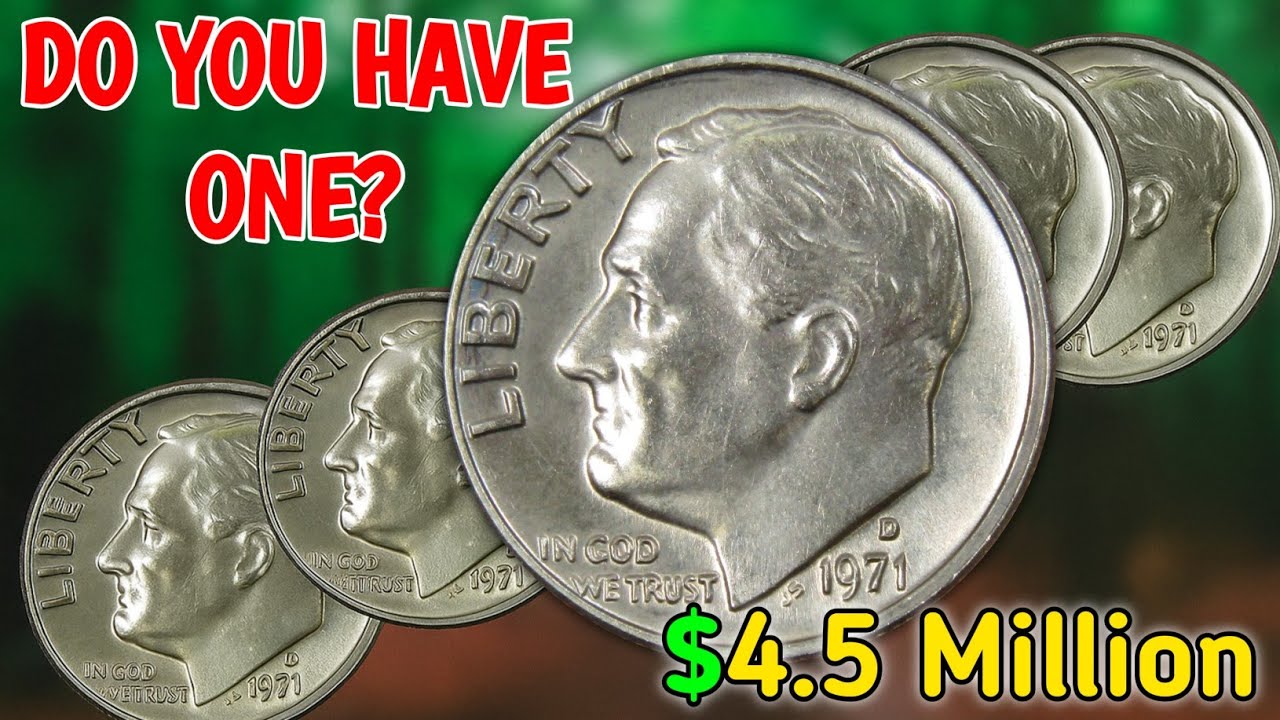 1971-D Roosevelt Dime Worth $4.5 Million!? Rare U.S. Coin You Need to Check! 💰🔥 