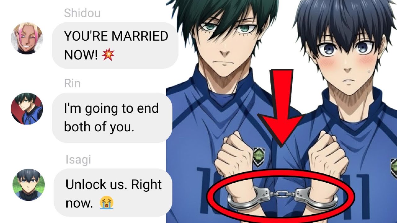 If Isagi and Rin Were Handcuffed Together  (PART 1 - RINSAGI SERIES AGAIN!) |Blue Lock Text Story