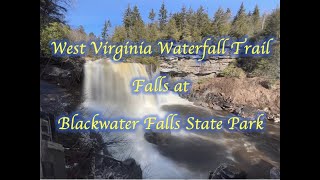 Waterfalls at Blackwater Falls State Park - West Virginia Waterfall Trail