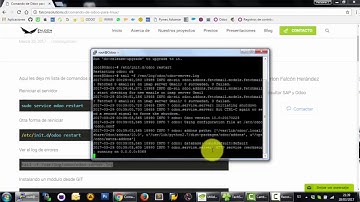 Curso Odoo ERP - Comandos para Linux