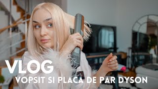 VLOG | La vopsit + tuns | Testam placa de par Dyson Airstrait |