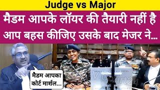 Army Act में वक़ील साहब से नहीं हुई बहस तो Lady आर्मी Major ने खुद की बहस और मिली सफलता ? #army #law
