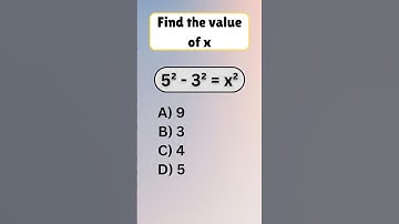 Can You Solve This? Find the Value of X! 🔍 #Shorts