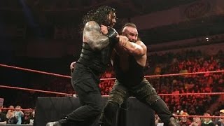 Roman Reigns vs Strowman - WWE RAW 27 February 2017