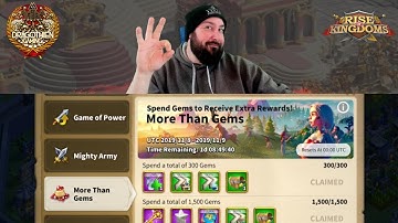 MORE THAN GEMS! Most efficient ways to use your gems! - Rise of Kingdoms