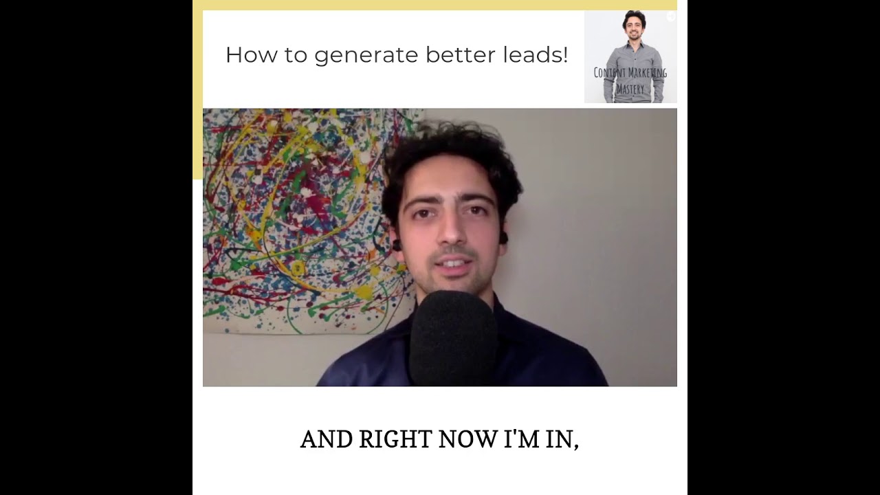 How to generate better leads!