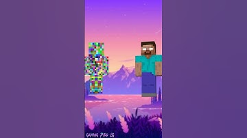 The Glitch vs Herobrine #minecraft #herobrine #shorts