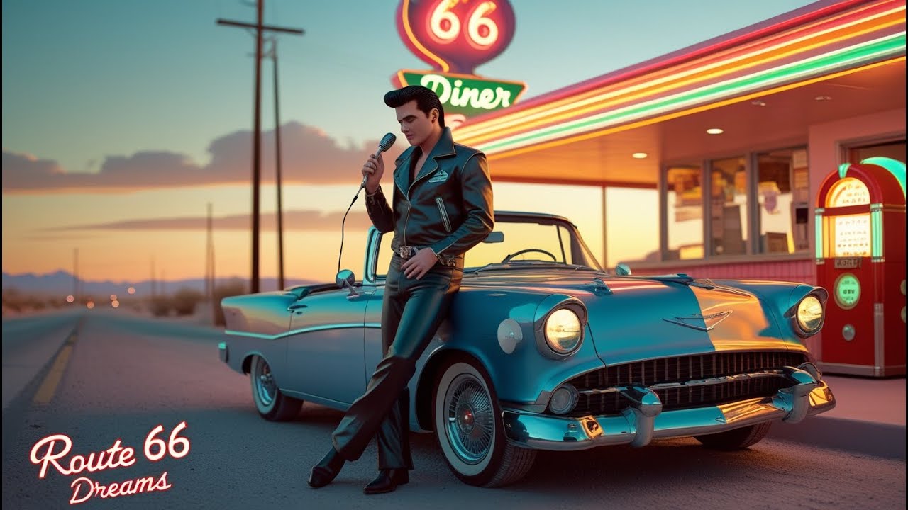 Cruisin’ Down Route 66 🚗🎶 | Elvis-Inspired 1950s Rockabilly Love Songs & Roadtrip Memories Cruisin’ Down Route 66 🚗🎶 | Elvis-Inspired 1950s Rockabilly Love Songs & Roadtrip Memories