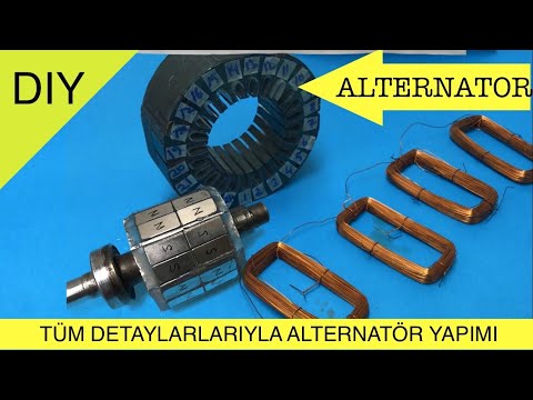 ELEKTRİK MOTORUNDAN KENDİ RÜZGAR TÜRBİNİ JENERATÖRÜNÜ YAPABİLİRSİN - RÜZGAR TÜRBİNİ YAPIMI