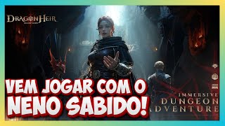 VEM JOGAR COM O NENO SABIDO! CONTA NOVA EM NOVO SERVER!🎮 Dragonheir: Silent Gods Season  3