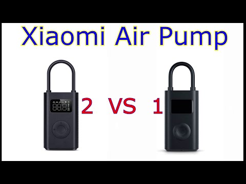 Xiaomi Air Pump 1 VS Air Pump 2 