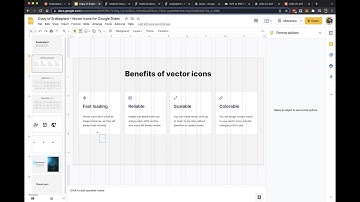 Vector icons in Google Slides