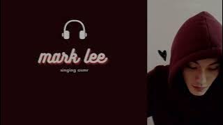 [NCT] Mark lee singing 'because i love you' but it's raining  / asmr 1hour loop