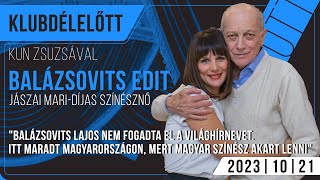 "Volt néhány tőr, ami mélyre csúszott. Ha ez nem lett volna, apám most is élne" | Balázsovits Edit