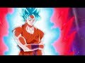 Goku transforms into super saiyan blue all gods gets shocked