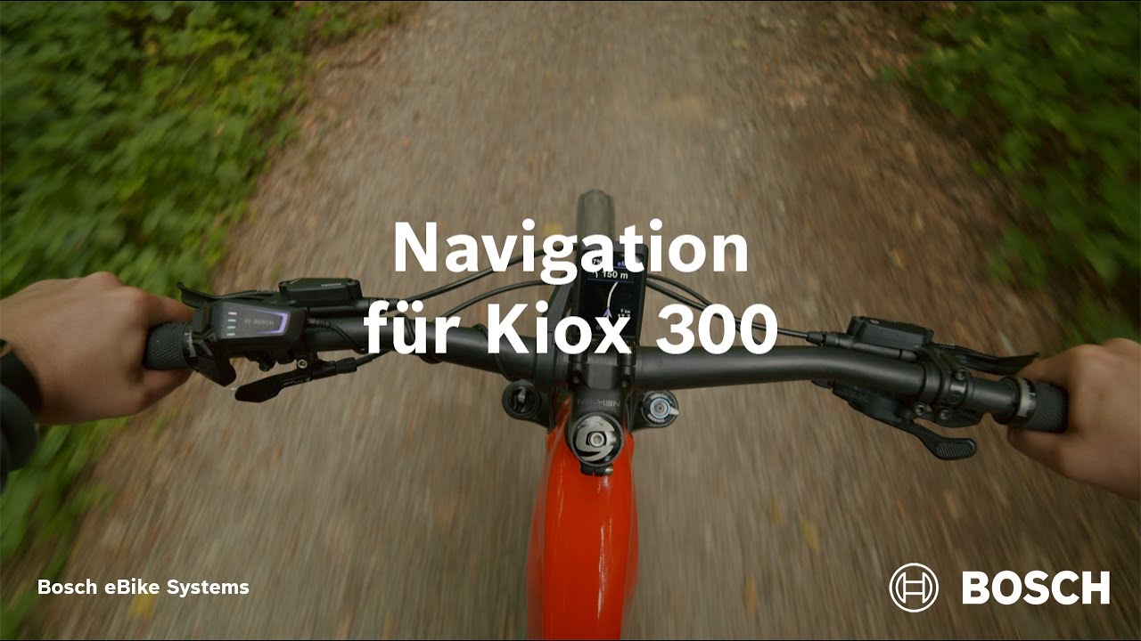 Bosch Kiox 300: Smart System jetzt mit Navigationsfunktion