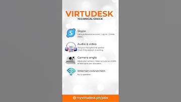 Virtudesk Technical Check: Ensure a Seamless Virtual Workspace! 🛠️💼 | Virtual Assistant Jobs #shorts