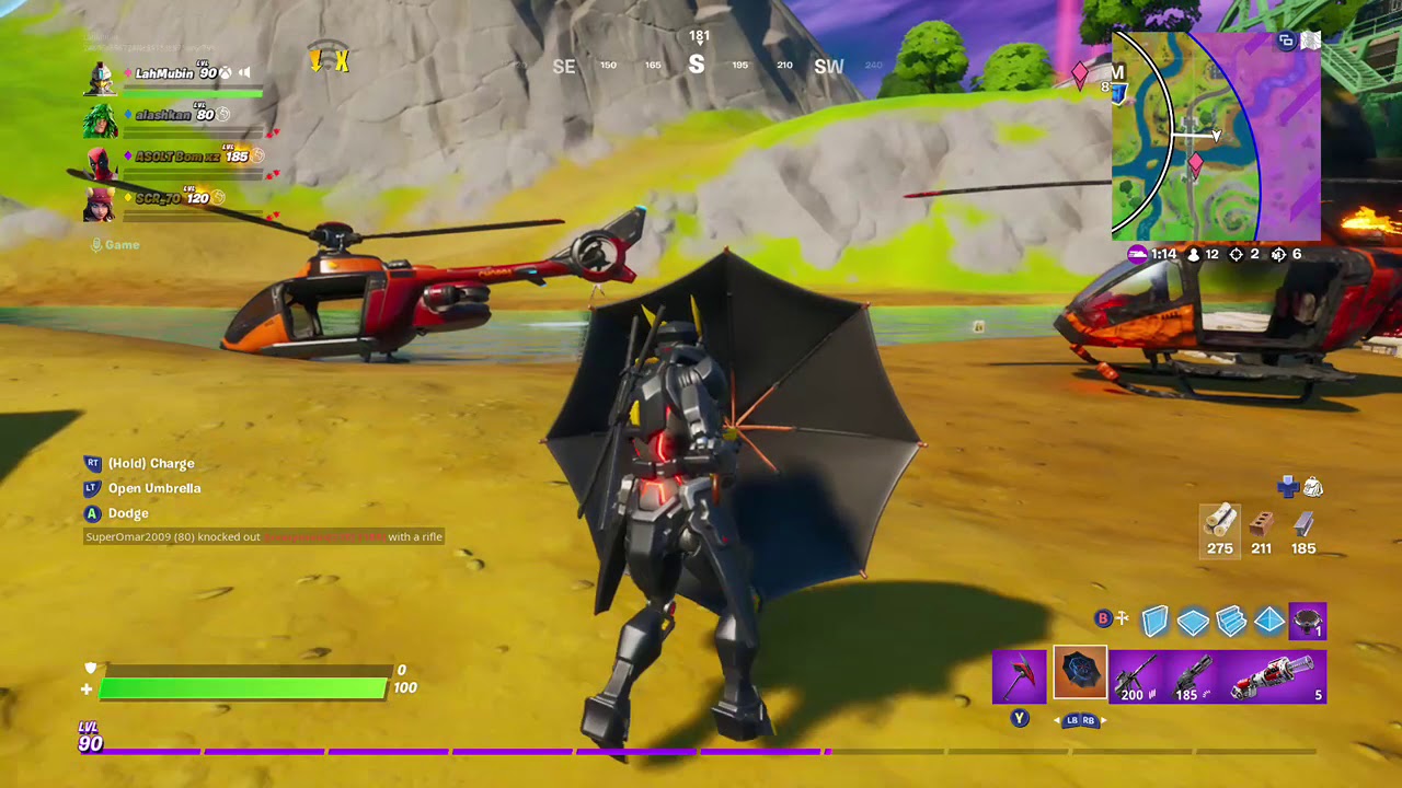 Kingsman Umbrella Fortnite YouTube