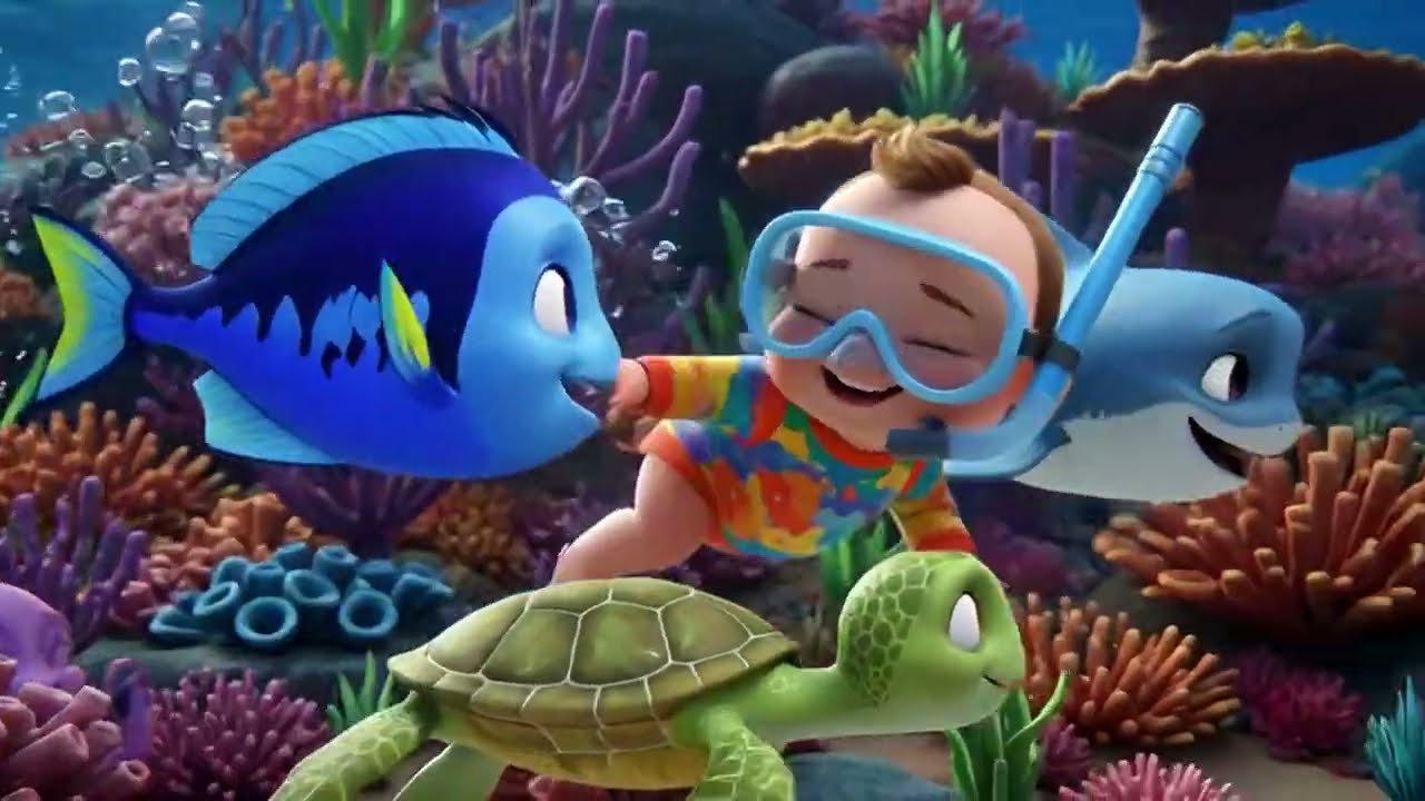 Ocean Animal Hide and Seek for Kids | Fun Sea Creature Song, Nursery Rhymes, Baby Songs & Kids Music