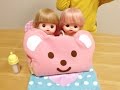 メルちゃん いもうと ネネちゃん / Big Fluffy Carry Bag and more! Fun Baby Care Set