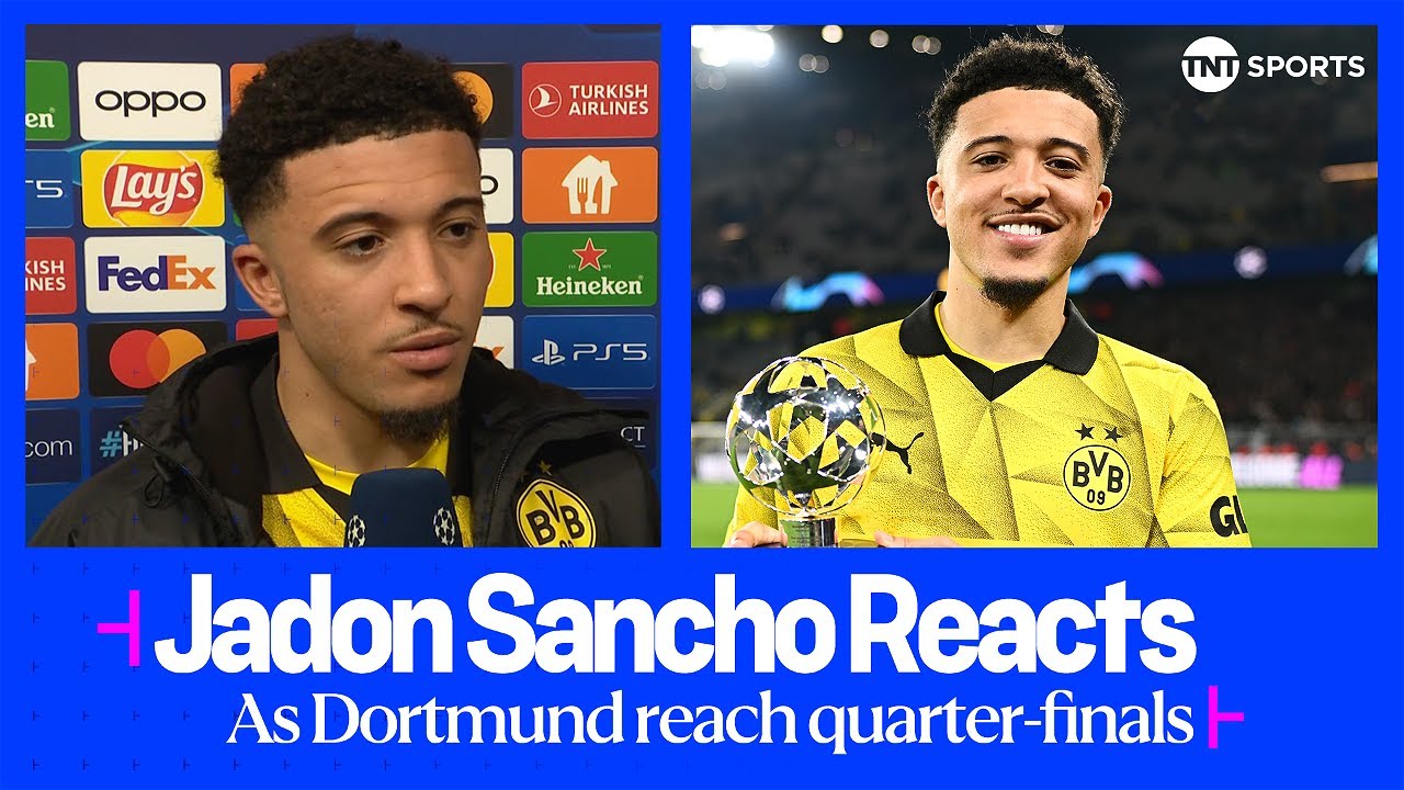 "DORTMUND IS WHERE I MADE MY NAME" 💛 | Jadon Sancho | Dortmund 2-0 PSV | UEFA Champions League