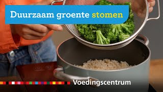 Sustainable vegetable steaming