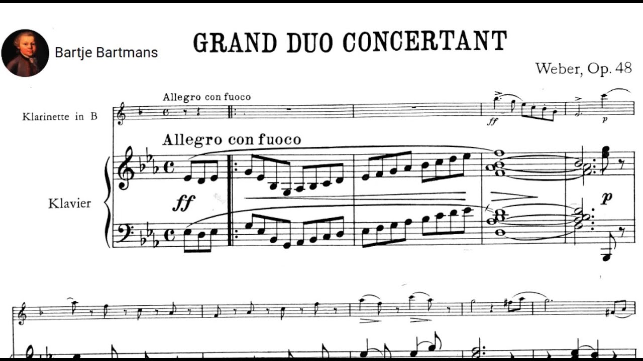 Carl Maria von Weber - Grand Duo Concertant, Op. 48 (1816)