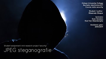 JPEG Steganografie - Datasecurity