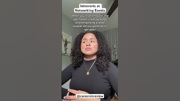 Introverts in the Job Search Be Like #shorts #introvert #jobsearch #networking