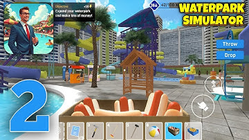 Waterpark Owner Simulator - Gameplay Walkthrough Part 2 (iOS, Android)