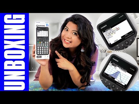 Unboxing the CASIO CLASSWIZ fx-CG100 calculator