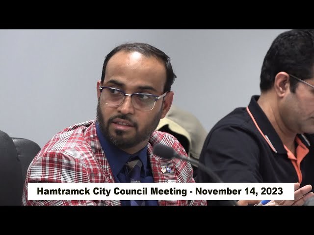 Hamtramck City Council Meeting - November 14, 2023