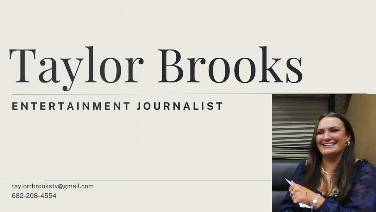 Taylor Brooks- Entertainment Reporter Reel - YouTube