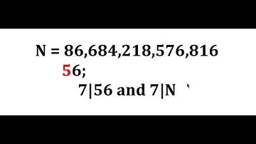Divisibility by 7 - large number