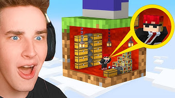 I Built a Tiny Secret Base in Minecraft 1 Block