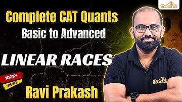 TSD Linear Races 1 | CAT Preparation | Arithmetic | Quantitative Aptitude