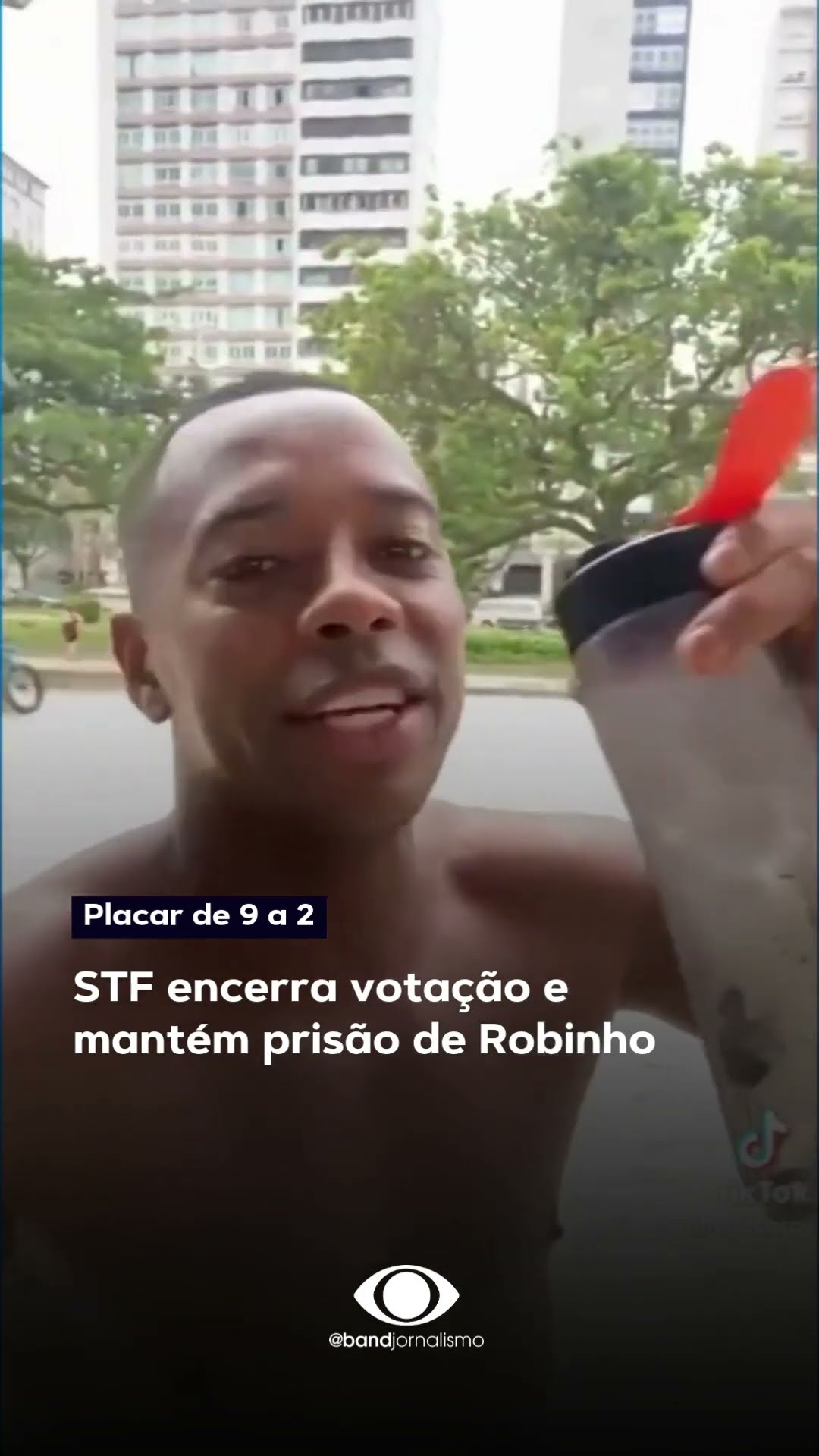 STF encerra votação e mantém prisão de Robinho por 9 a 2 #shorts