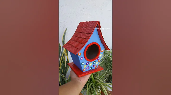 How To Make Bird House 🏠 #shorts #diy #birdhouse