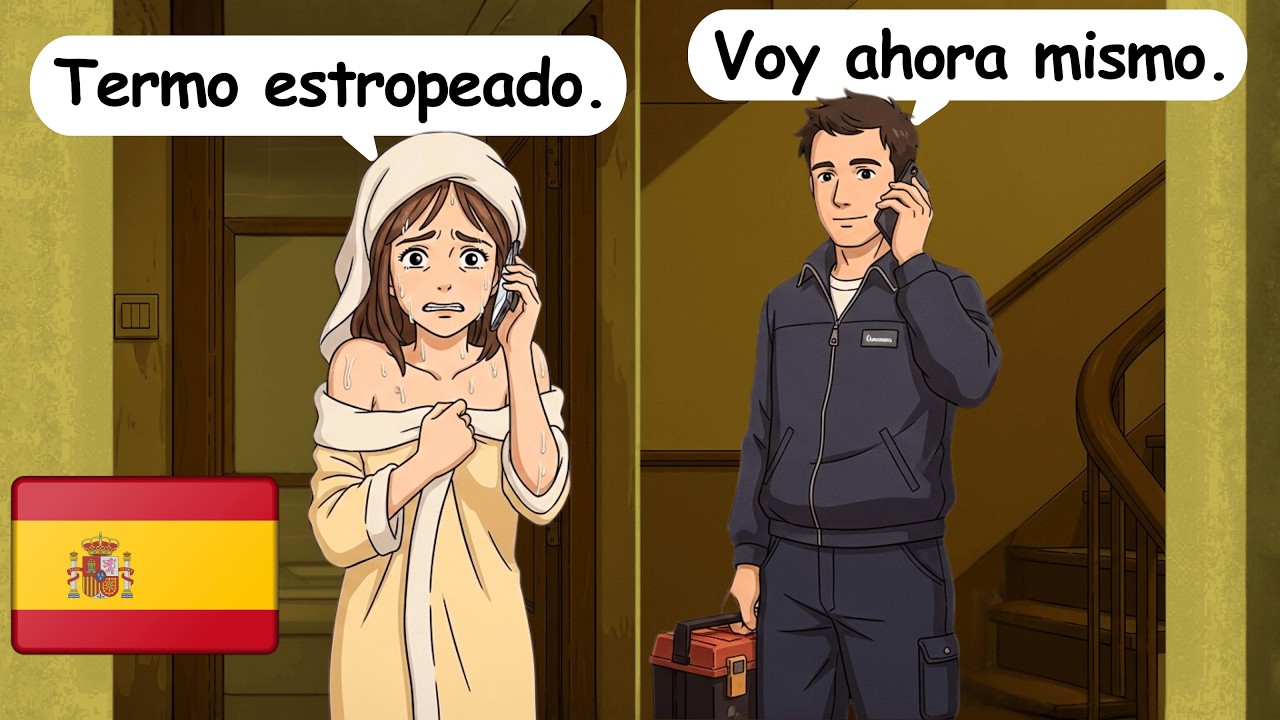 10 Spanish Conversations for Beginners (A1-A2) | Real Home Repair Calls
