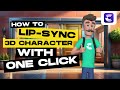 How to lipsync 3d characters with one click createstudio